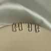 Pin Earrings, Small, Exquisite and Simple Student Earrings, Cold Style