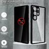 Metal Phone Case Double Sided Temper Glass For Redmi 14 13 12 Pro Plus 5G Lens Protect Anti Peeping Spy Privacy Cover Cases