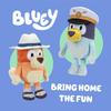 Bluey Friends 2-Pack Plush Toys, Including Captain and Holiday Bingo, Made from Exquisite Soft Plush, 6.5-9 Inches / 16-23cm Tall