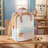 New Lightweight Children'S Backpack Dopamine Girls' Kindergarten Soft Schoolbag With Sunflower Pendant