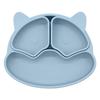 New BPA Free Baby Sucker Silicone Dining Plate Cartoon Children Dishes Plate Toddle Training Tableware Kids Feeding Bowls