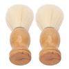 Mini Shaving Brush Synthetic Wooden Handle Soft Men Shaving Brush for Travel Home Use