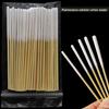 Bamboo Cotton Swabs for Applying Beauty Liquids – 30 Extra Thin, Thickened, 8cm Swabs