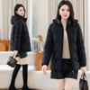 Grandma winter thickened cotton-padded clothes new mother casual coat the elderly women warm cotton-padded clothes old lady cotton-padded jacket