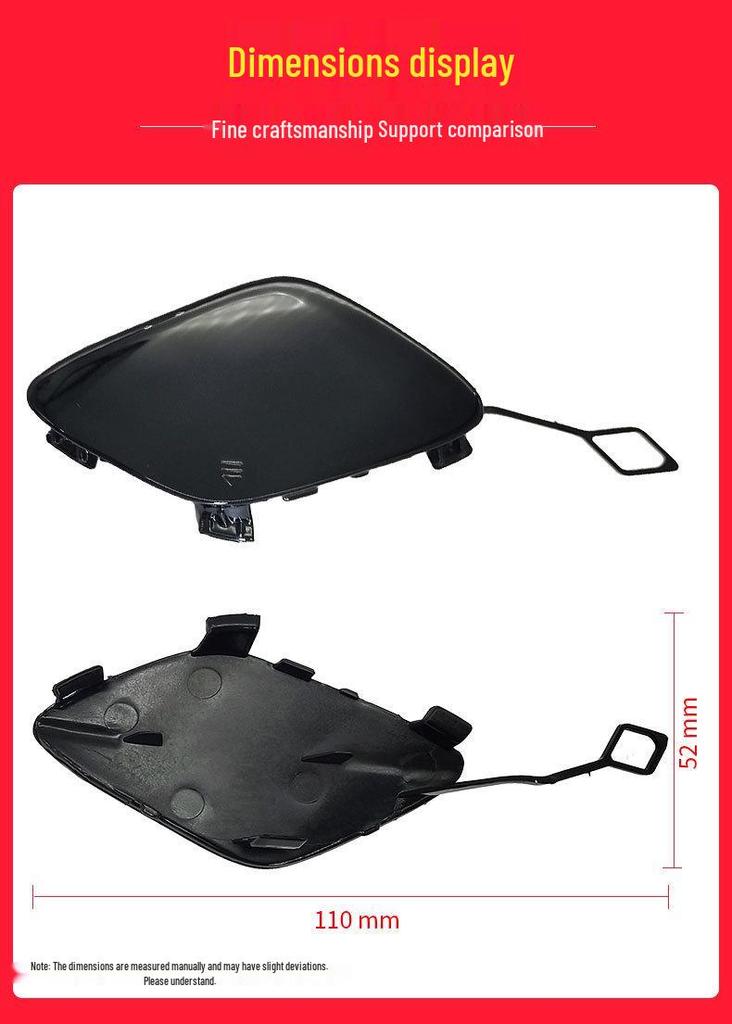 Mercedes-Benz E-Class W212 (2014-2015) Front Bumper Tow Hook Cover Plate 2128850526