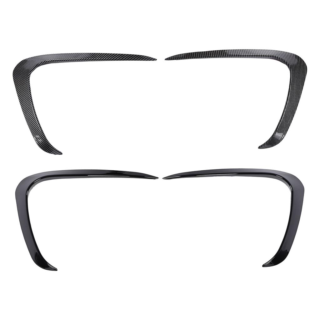 1 Pair Front Air Vent Splitter Enhanced Aerodynamics Sporty Look Increased Downforce Bumper Splitter