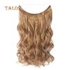 TBH Women Long Straight Curly Wig Full Head Hairpiece Clip Hair Extensions