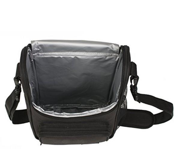 Oxford Cloth Insulated Large Capacity Student Crossbody Lunch Bag for Outdoor Picnic