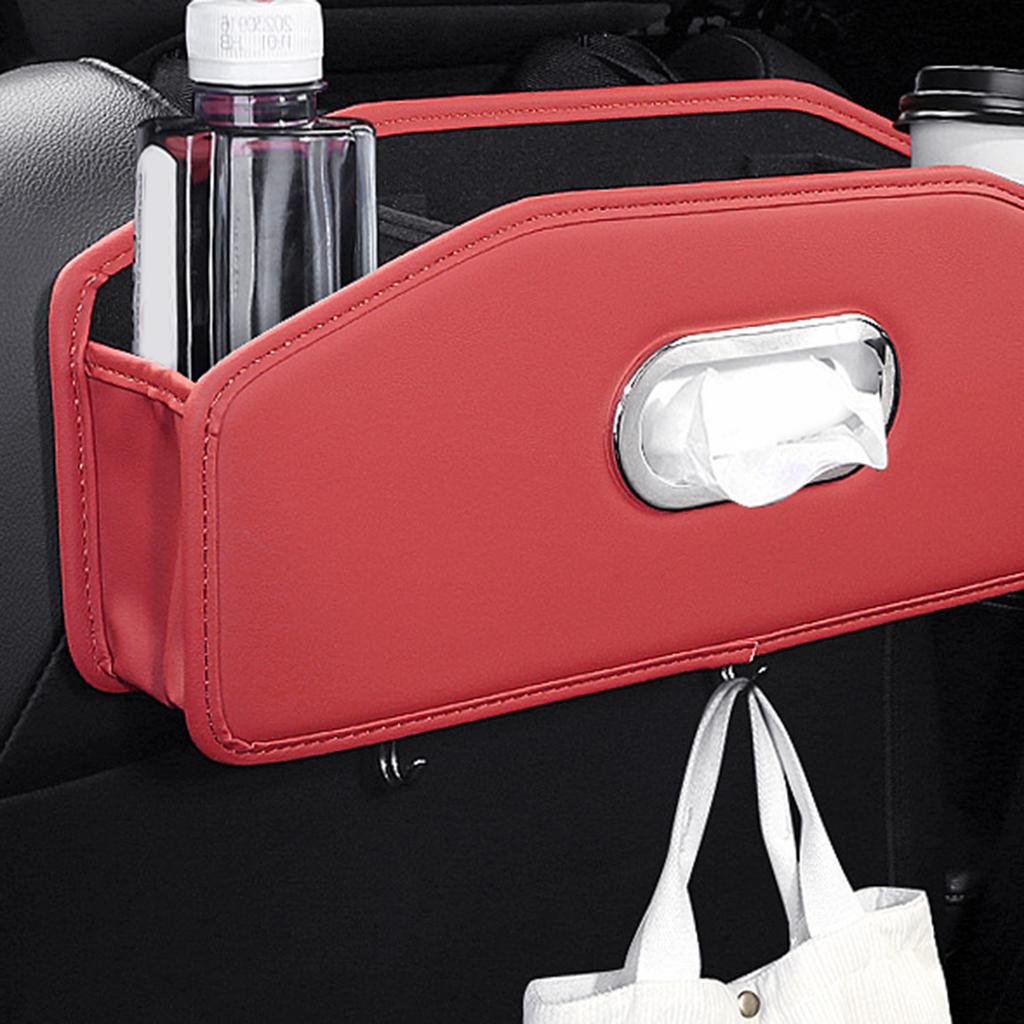 Car Seat Back Organizers Fashion & Functional Storage for Family Cup Holder, Tissue Box & Hook,Travel Storage Bags