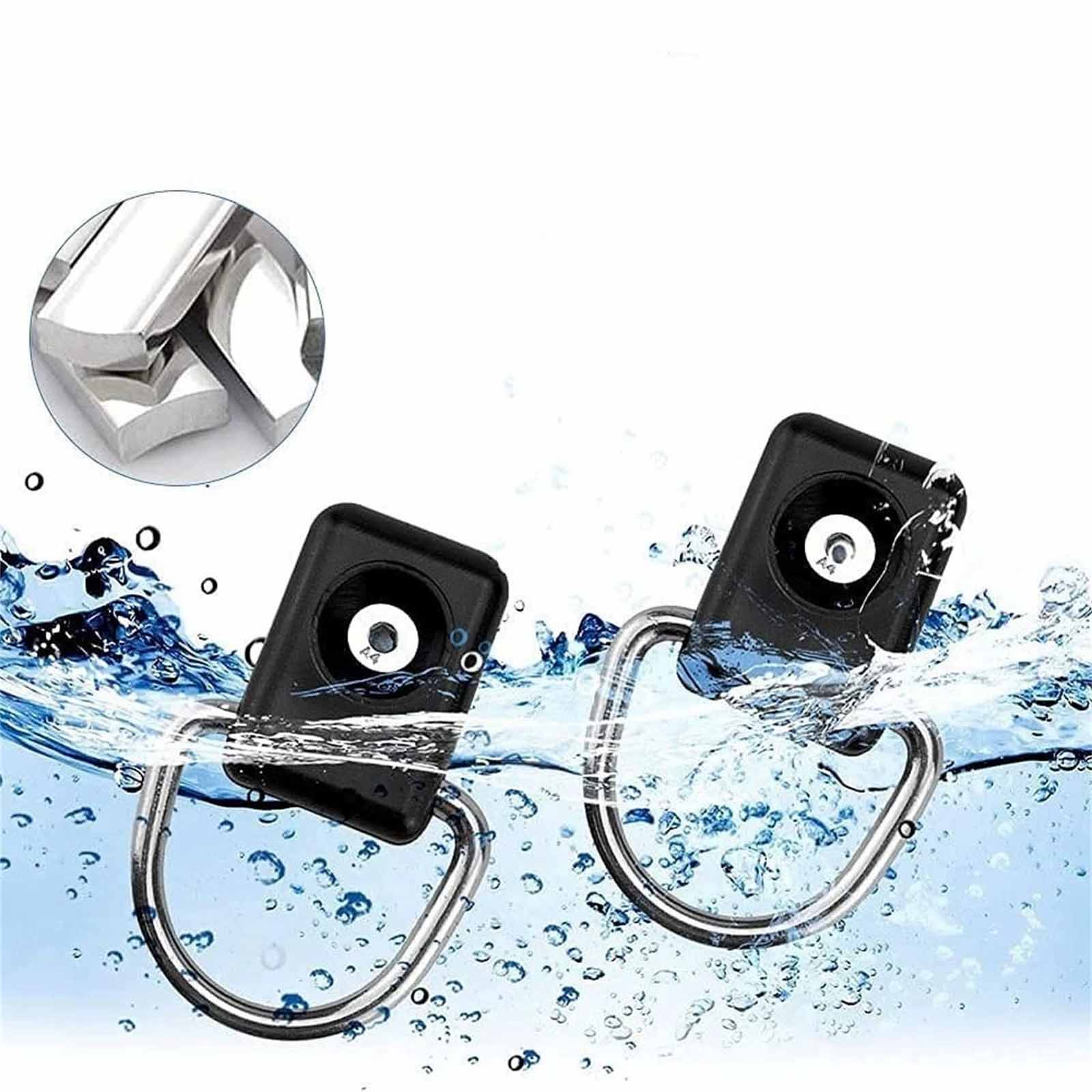 

Stainless Steel Rope Buckles – & Kayak Accessories with Screws for Outdoor Platforms and Use One Size чёрный