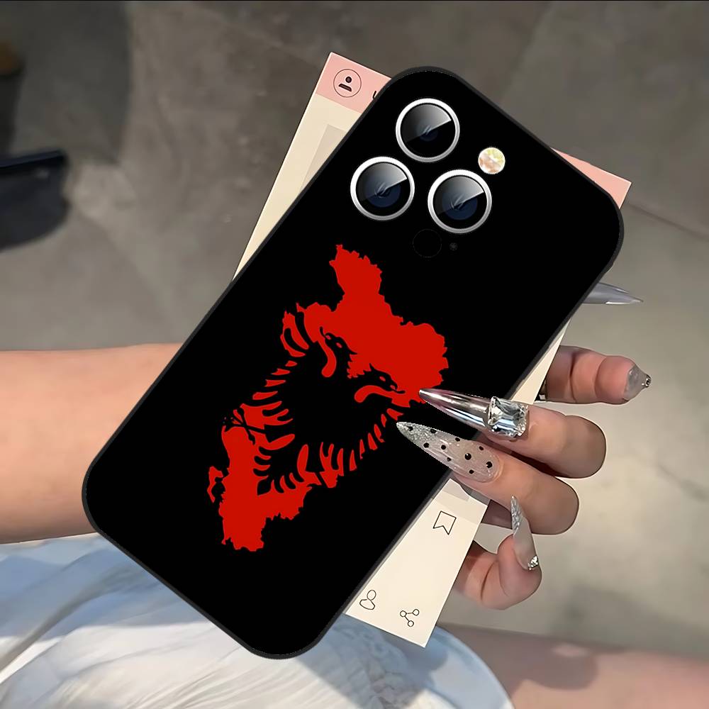 A-Albania F-Flag Phone Case For IPhone 17/16/15/13/14 Pro Max/ 11Plus/X/Xr/Xs Max/12mini