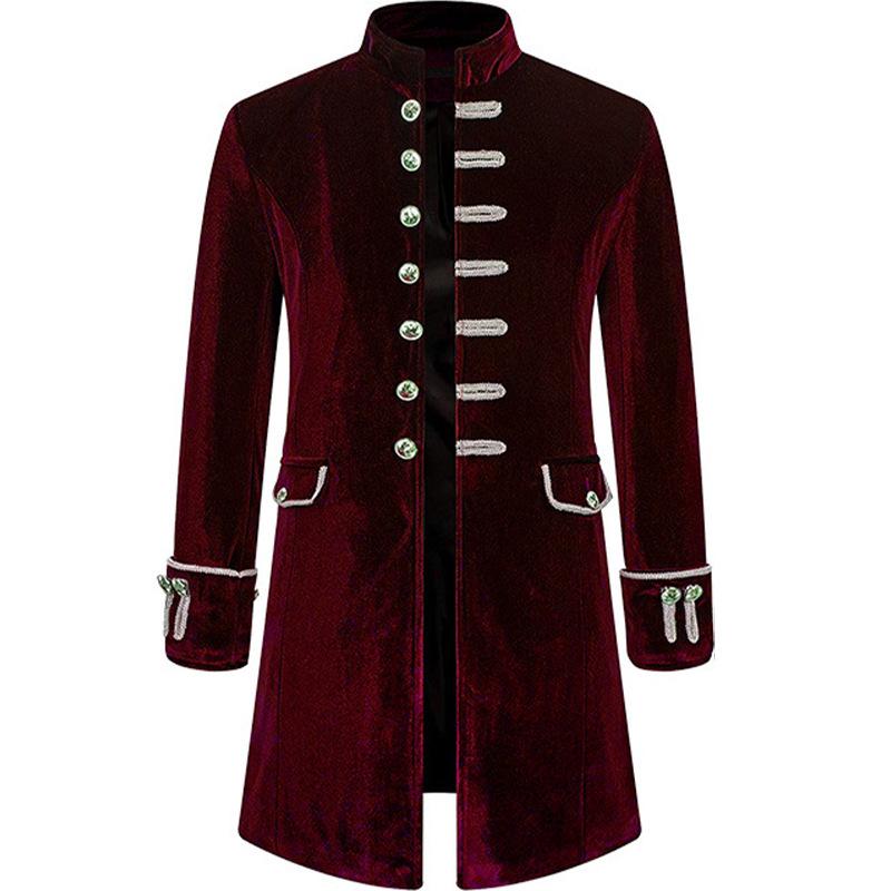 

2025 European & American Medieval Vintage Men s Formal Coat M