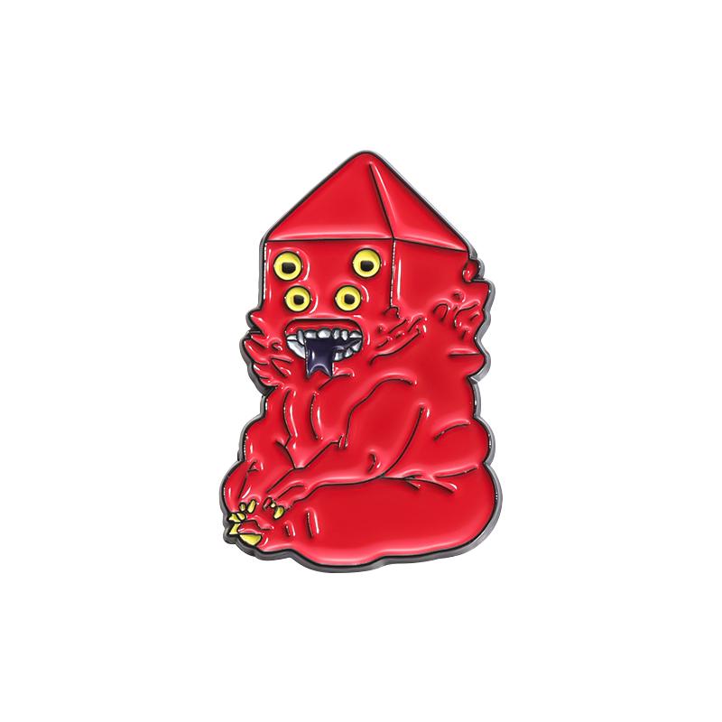 

Golb Enamel Pins Custom Malevolent Entity Brooches Lapel Badges Cartoon Character Funny Jewelry Gift for Fans Friends