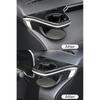Tsuchiya Yac Drink Holder, Driver's Seat SY-CO5 and Passenger's Seat SY-CO6 Set, for Toyota Corolla Cross (10 Series), Black and Silver