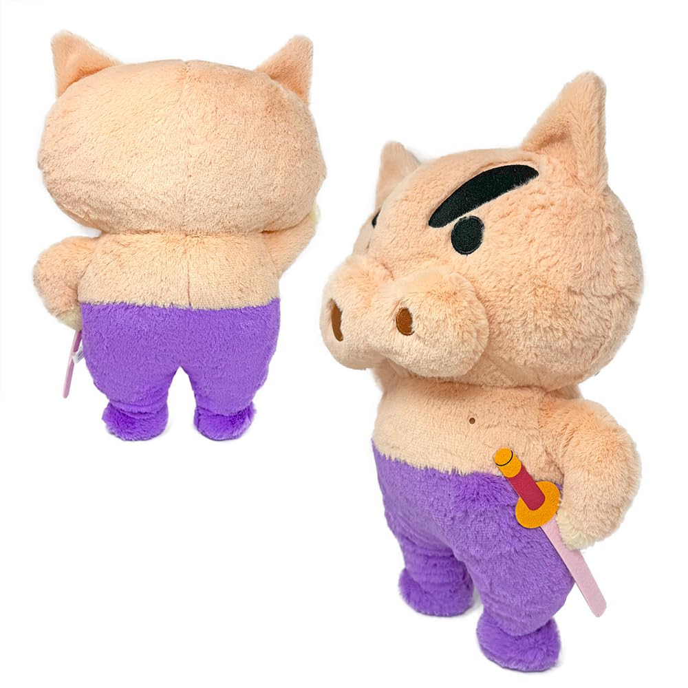 Crayon Super Soft and Cozy Buriburi Zaemon Plush Toy Large Plush Toy Cute Official Goods 39cm Shin-chan - - - Approx.