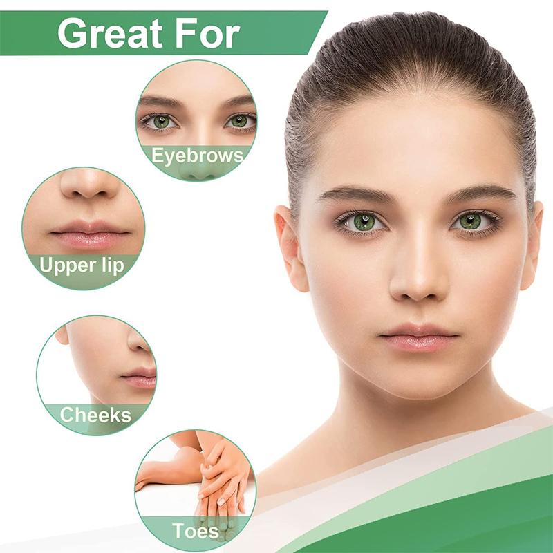 Facial Summer Professional Hair Removal Wax Paper 15 Sheets Lip Sticker Ladies Face Non-Permanent Mustache Lip Hair