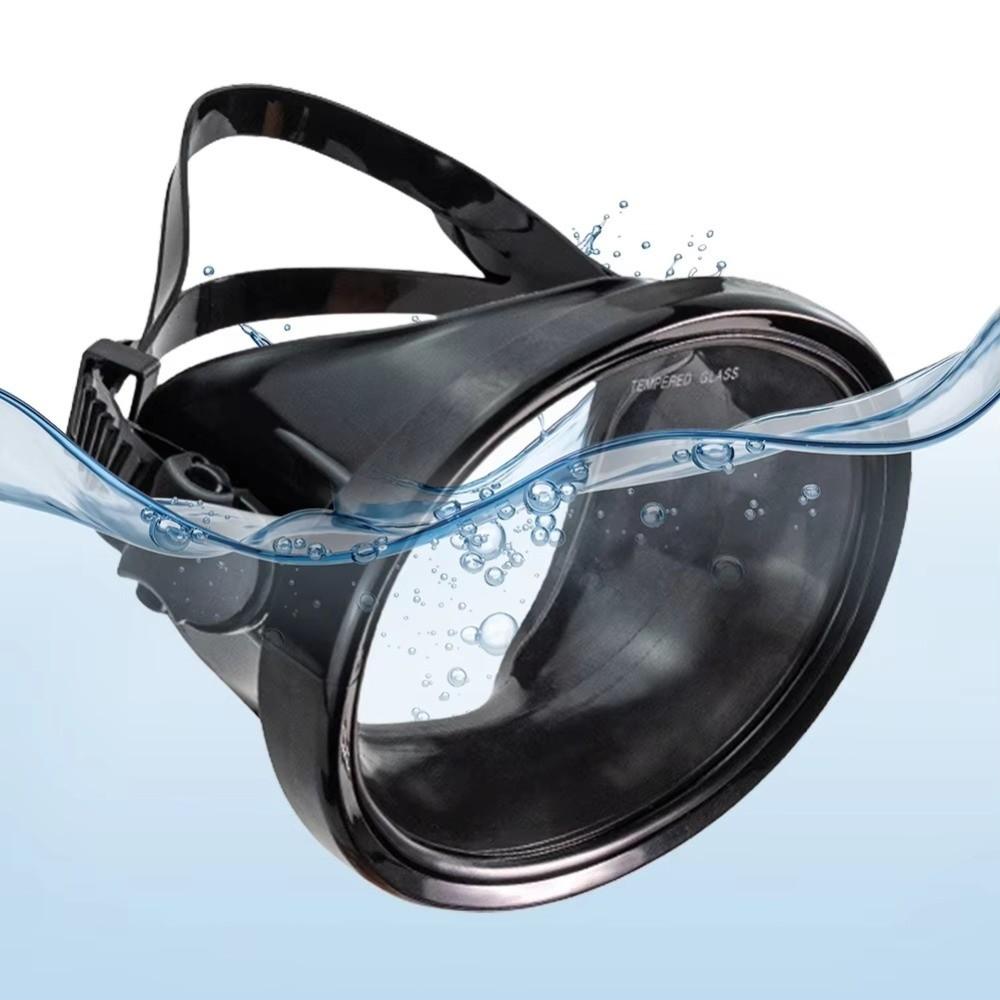 Tempered Glass Fisherman's Goggles PVC Diving Mask Sports Masks Snorkeling Goggles  Swimming