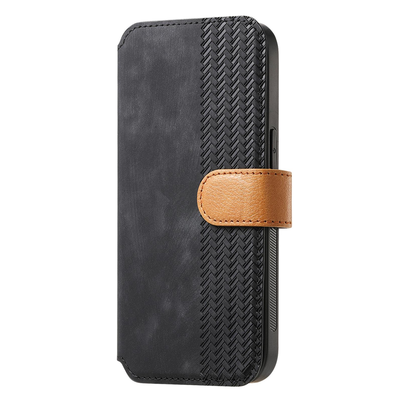 

Ударопрочный чехол-кошелек для iPhone XS/11/12/13/14/15/16/17...| Держатель для карт + Подставка + RFID-защита iPhone X/XS чёрный