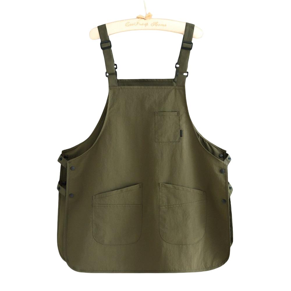 

Новый японский стиль кейтеринг рабочая одежда фартук водонепроницаемый пятностойкий рабочий комбинезон домашняя рабочая одежда для кафе парикмахера зелёный