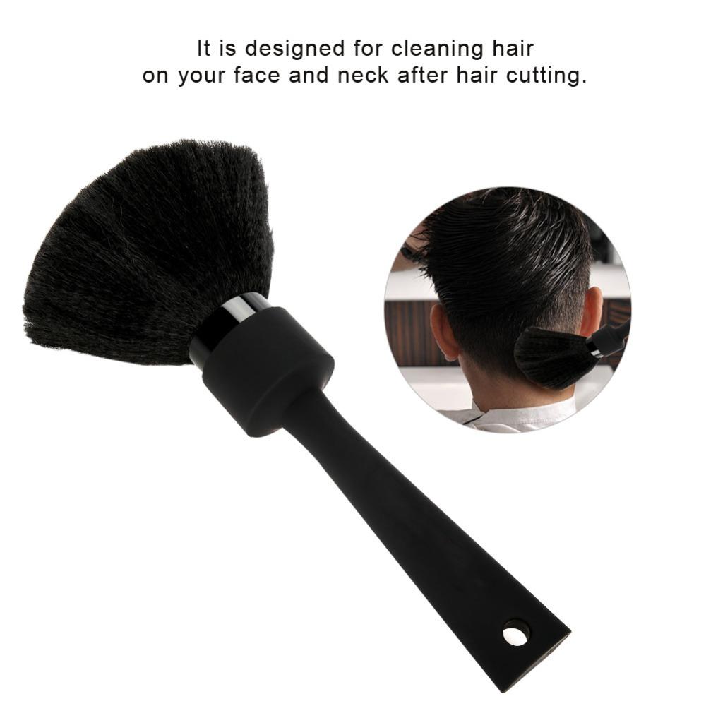 Soft Neck Duster Ergonomic Design Hairdressing Brush Neck Cleanup Hair Styling Brush Salon Use
