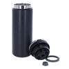 Trade Works Zalatto Thermo Bottle, Vacuum Insulated, Double Layer, White, 530ml, Suitable for Carbonated Drinks, Beer, and Alcohol (TS-1874-044)