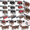 MOC Shooting Cannon Gun Building Blocks 2527 84943 Kids Assembled Toys MOC Military Bricks ABS Plastic