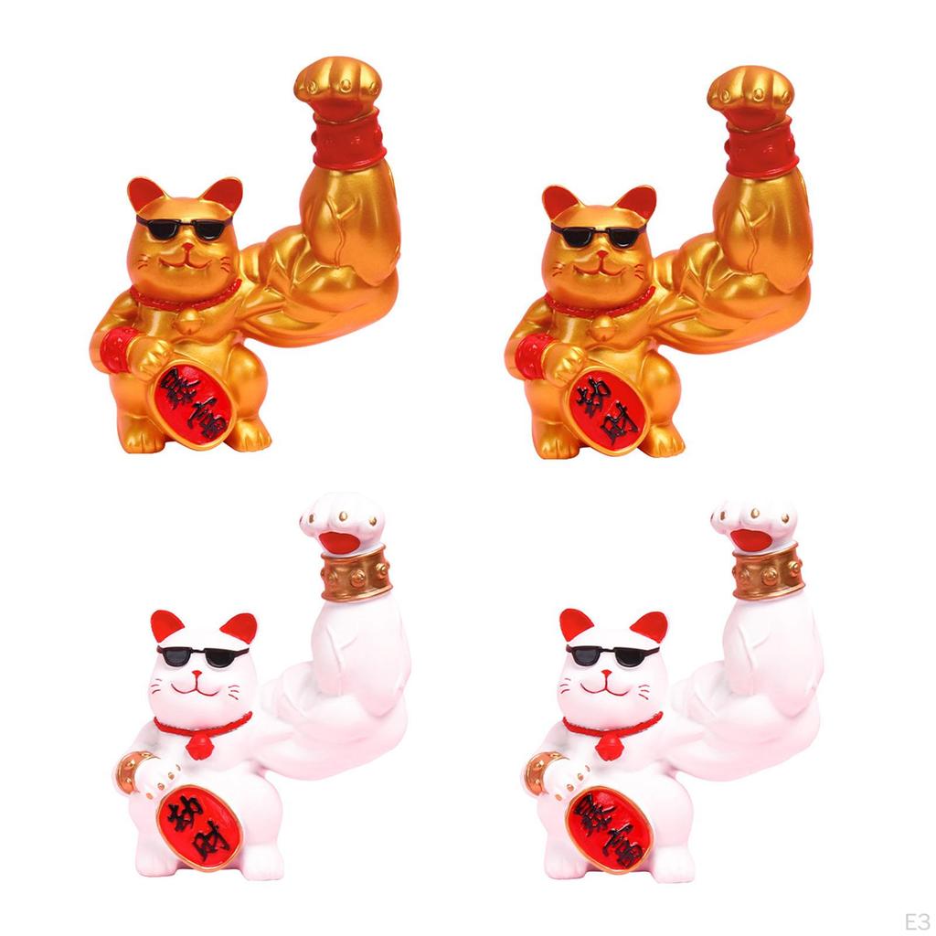Figurine Feng Shui Strong Muscle Ornaments Brings Shopwindow Office Desk Top Wealth Sculpture