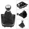 Gear Shift Knob Gaiter Cover 6 Speed Car Gear Shift Knob Lever Stick Gaitor Boot Cover for  6 MK5 MK6  2005-2014