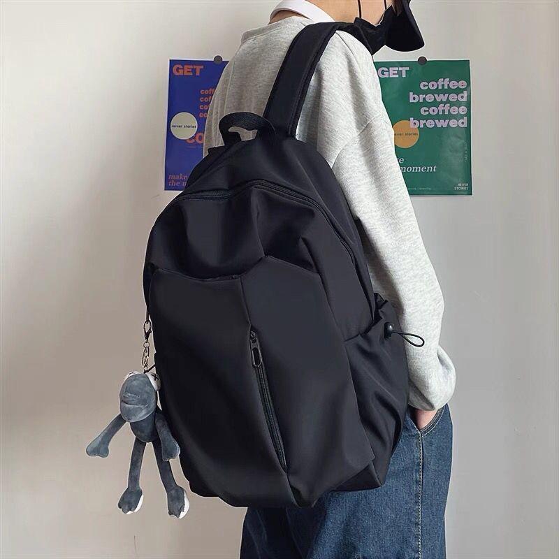Schoolbag Men College Students Simple Large Capacity Shoulder Bag Female