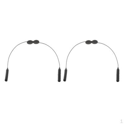 2pcs Adjustable Eyeglasses Glasses Strap Spectacles Holder Keeper Retainer