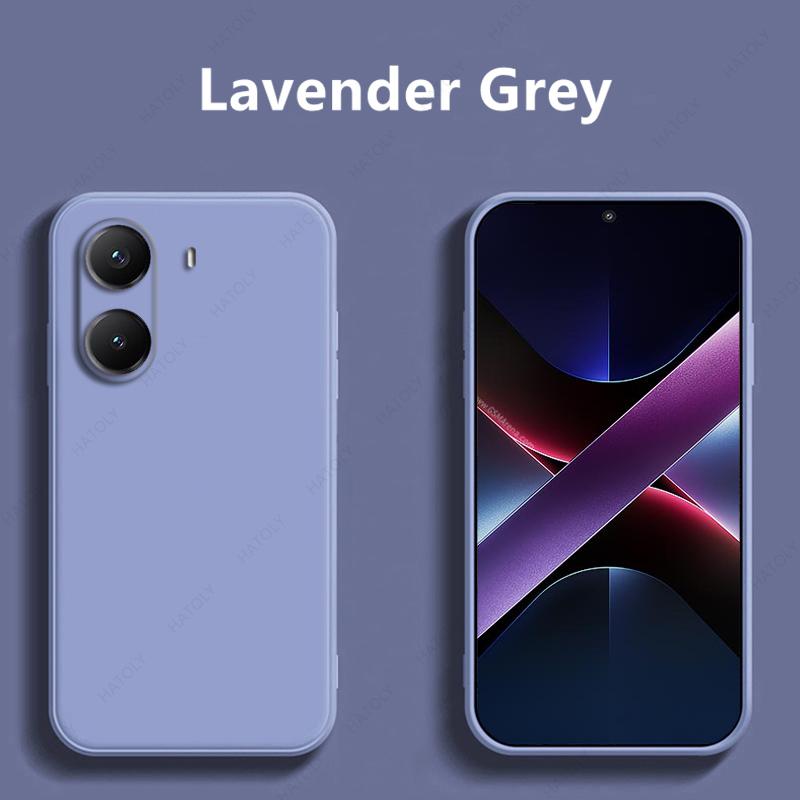 Pouzdro na telefon z tekutého silikonu pro Xiaomi Poco X7 Pro Kryt odolný proti nárazům Funda Zadní kryt pro Xiaomi Poco X7