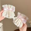 1PC Ruffled Lace Hand Sleeve Cuffs Bowknot Gothic Style Bracelet New Cosplay Wristband  For Women