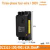 Residual Current Circuit Breaker DZ15LE-100/4901 63A 100A 75mA 30mA 50mA Leakage Protector 4P
