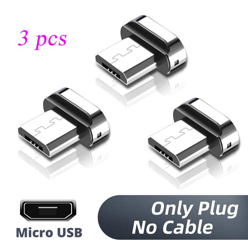 Magnetic Cable 3A USB Magnetic Phone Charger Data Cord USB Type C Cable Magnet Fast Charging Cable Micro USB Charge Wire