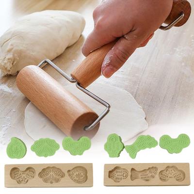 Gemusterter Keksausstecher, lebensmittelecht, BPA-frei, glatter Rand, Schokoladen-Kürbiskuchen-Prägeform, Küchenzubehör