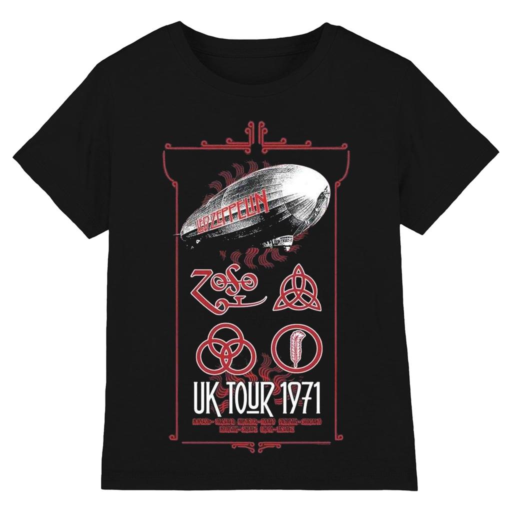 Led Zeppelin Unisex-Erwachsene UK Tour 1971 T-Shirt