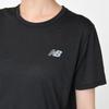 New Balance Dry Athletics Short Sleeve BKH Women's T-Shirt (WT41253) Quick-Drying (Black Heather)