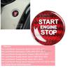 For Land Rover Discovery Sport Discovery 5 Range Rover Evoque/Vogue Car Carbon Fiber Engine Start Stop Switch Button Cover