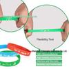Cartoon Print Silicone Wristband for Adults - Holiday Party & Christmas Gift