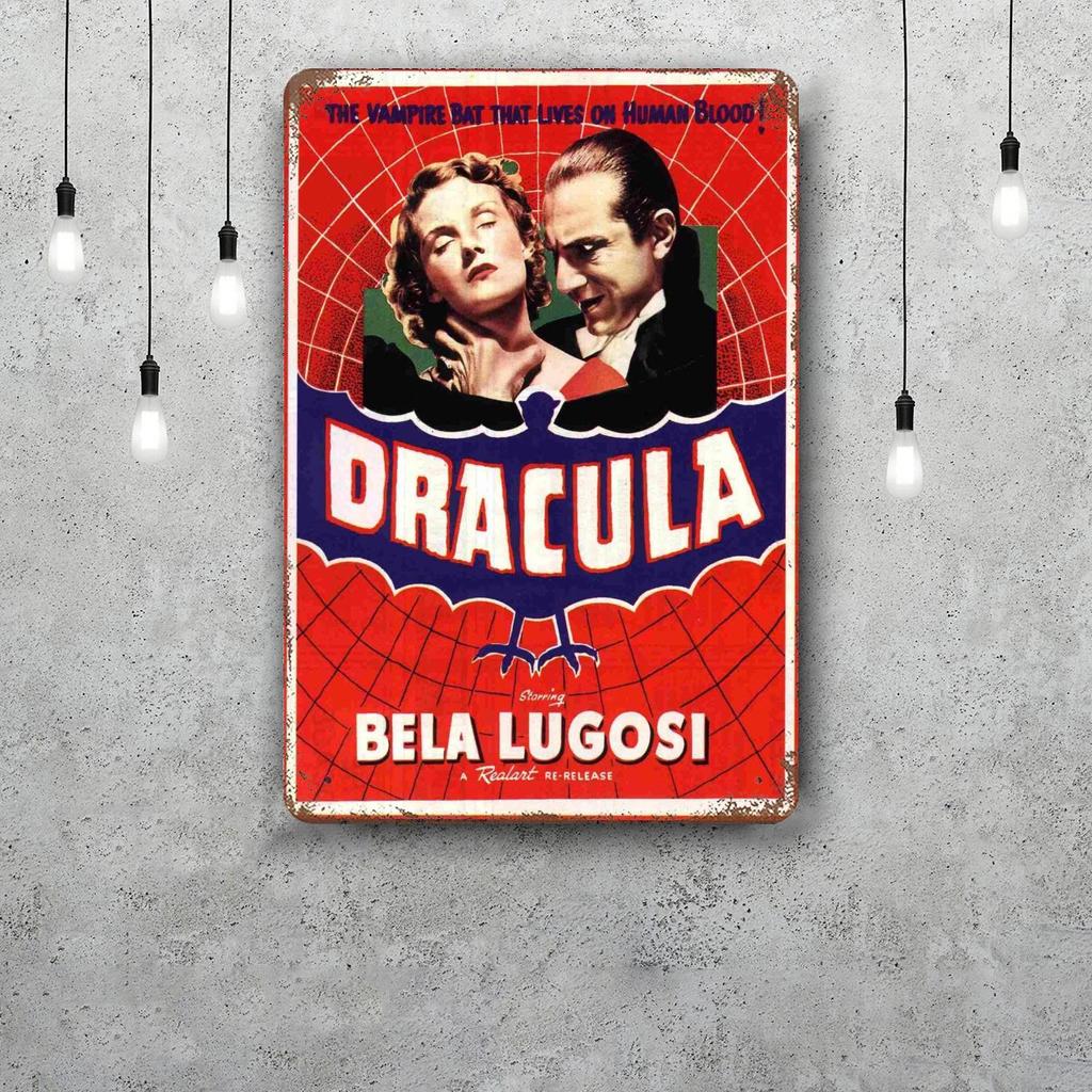 bela lugosi dracula actor Tin Sign Home Decor Wall Decor Art Wall Mural Room Decoration Decor Retro Metal Sign Plate Bar Posters