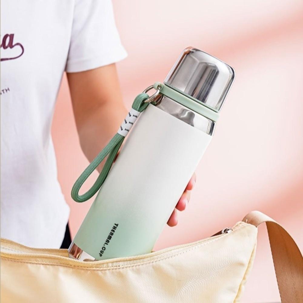 Farbverlauf Isolierte Wasserflasche Edelstahl Thermobecher Sport Thermoskanne Reise