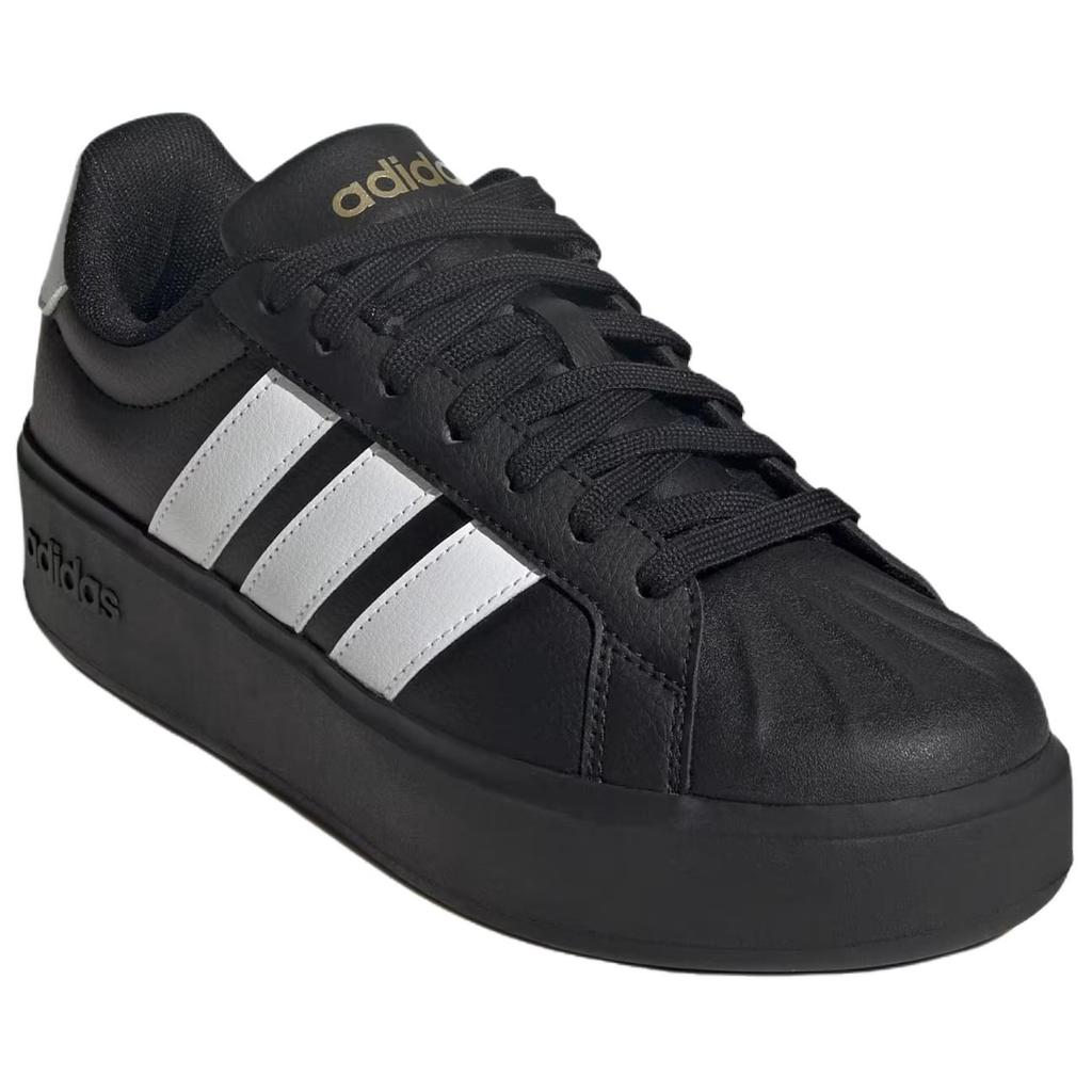 Adidas STREETTALK Synthetic Leather Skateboard Shoes Women's Black KJ3855