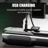 LED Camping Torch Flashlight High Power USB Rechargeable Spotlight Zoom Lantern Built-in Battery For Fishing Outdoor Waterproof