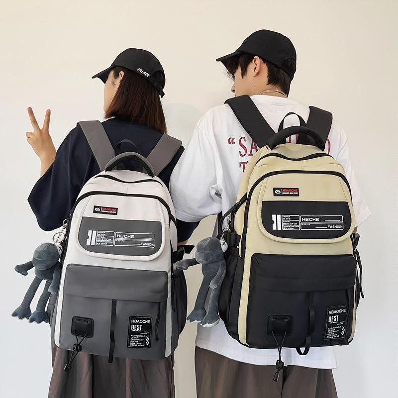 Schoolbag Korean version ins Japanese trend large capacity fashion versatile junior high school student travel computer backpack