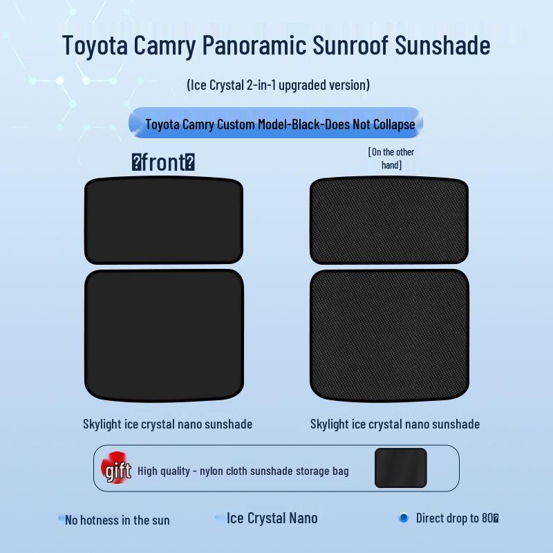 Toyota Camry Ice Crystal Sunroof Sunshade (2023-Present)