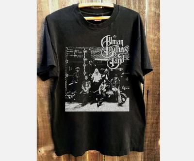 Remake The Allman Brothers Band Classic Style Black T Shirt Unisex Tee