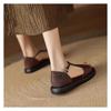 Fashion Women Cow Leather Narrow Band Low Heel Exposed Toes Fashionable 2025 Summer New Casual Elegant Platforms Women's Sandals