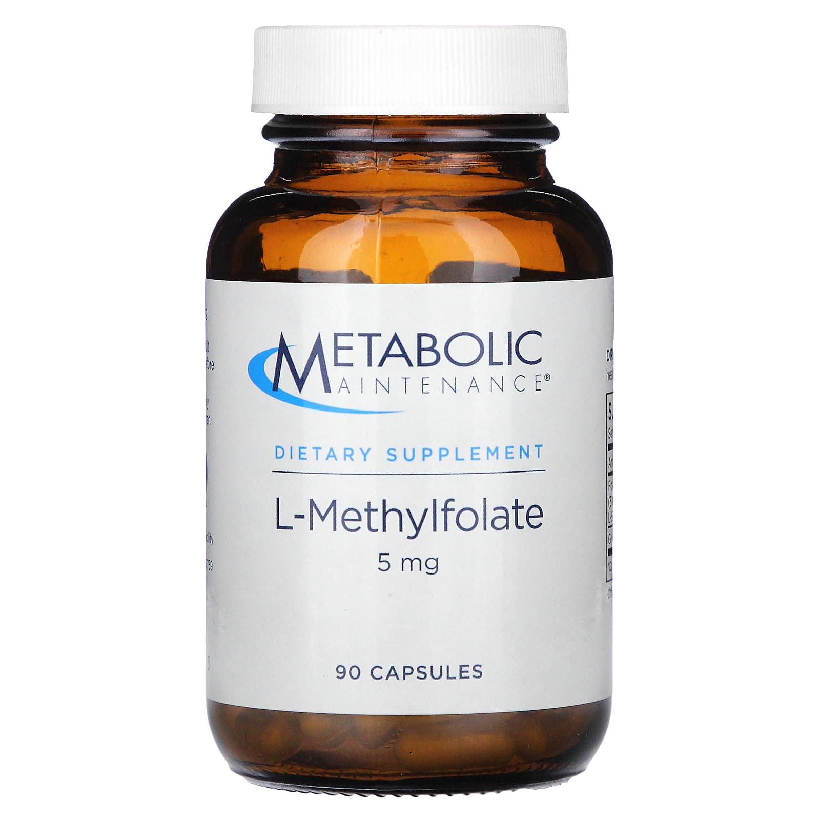 

L-Methylfolate, 5Mg, 90 Capsules