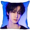P1Harmony KPOP Cushion Cover Polyester Throw Pillow Case Super Soft Satin Fabric Cushion Cover Festive Home Decorative Cushions