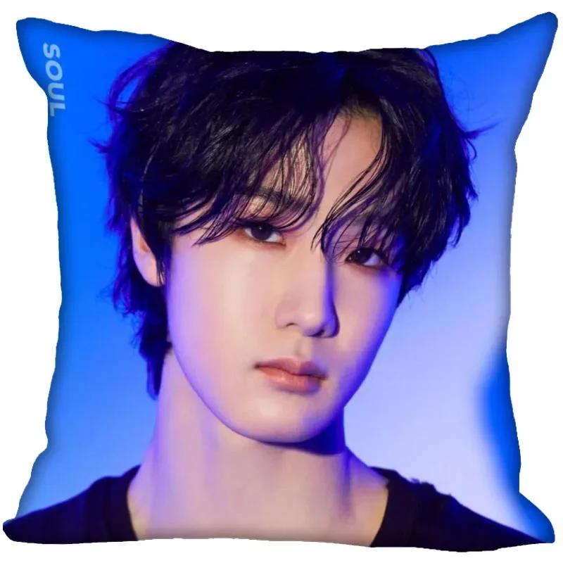 P1Harmony KPOP Cushion Cover Polyester Throw Pillow Case Super Soft Satin Fabric Cushion Cover Festive Home Decorative Cushions